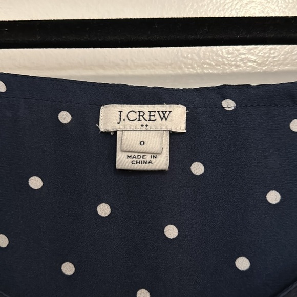 Blouse, polka dots blue and white - Picture 3 of 4